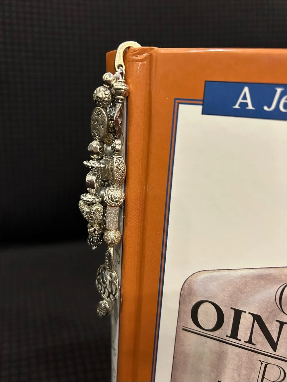 Silver Cluster Beaded Bookmark - Home Accents
